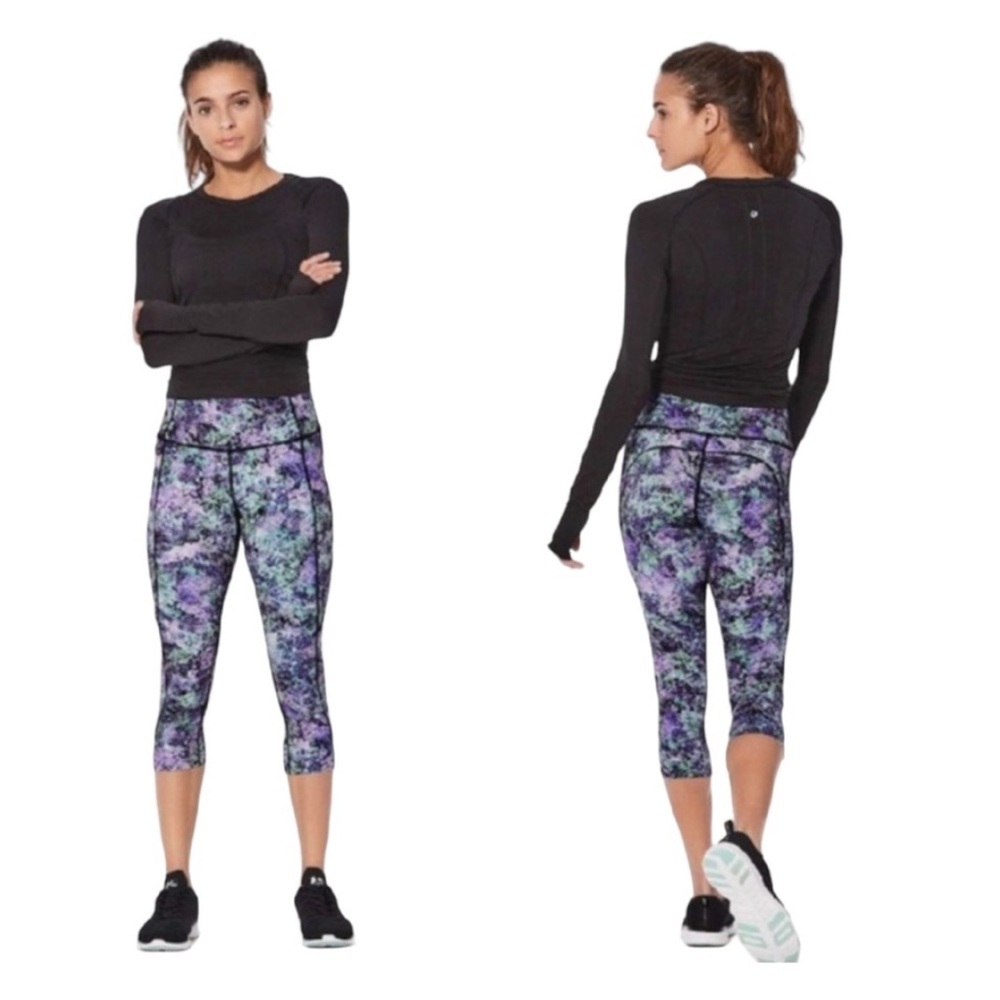 lululemon athletica Multicolor Patterned Leggings